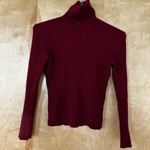 Primark Deep Red Turtleneck Sweater